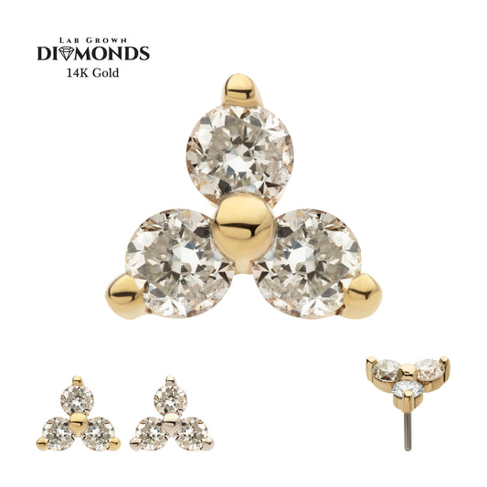 Trinity Diamond Stud