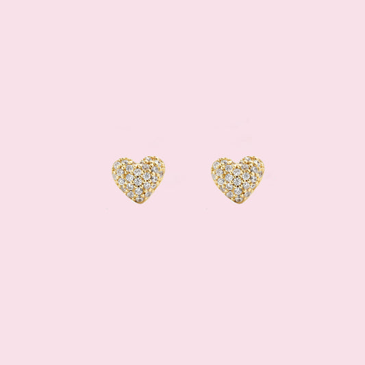 Betty Diamond Heart Stud