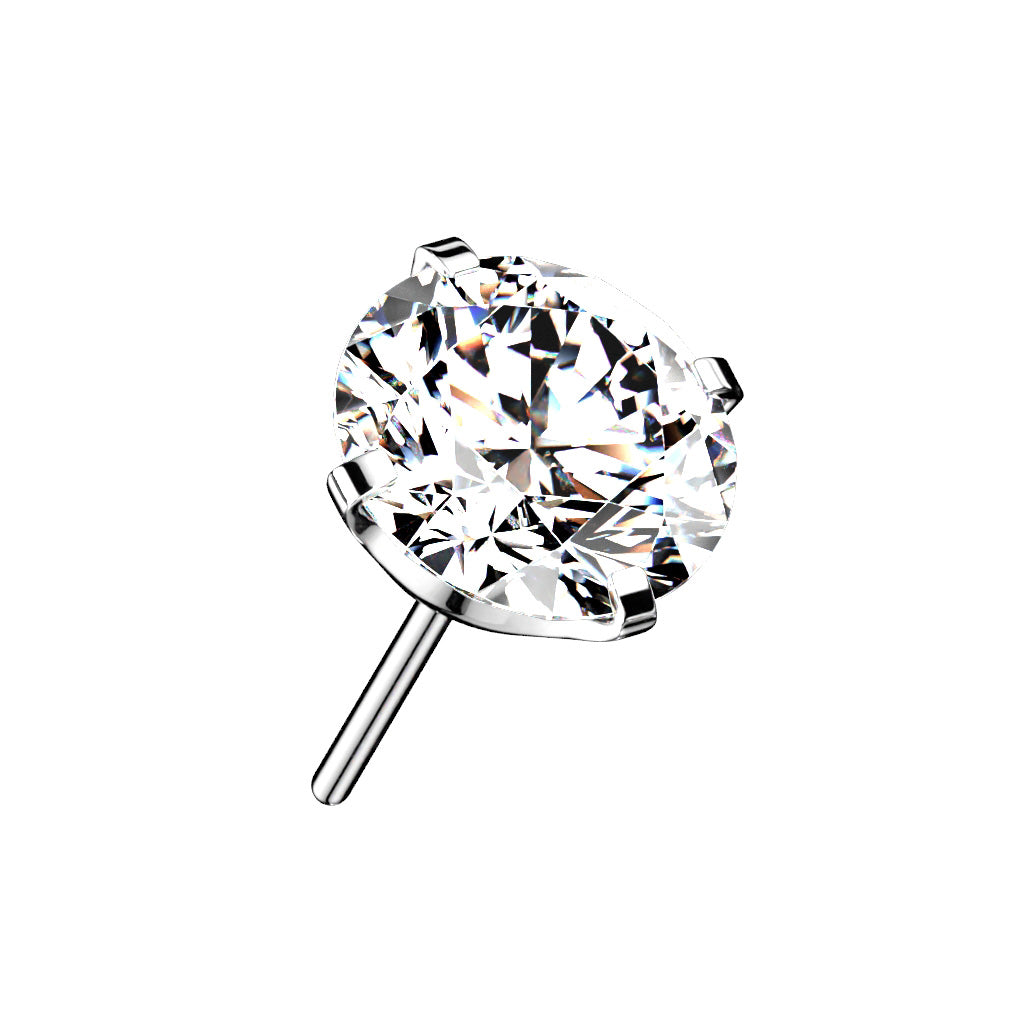 2mm CZ Stud