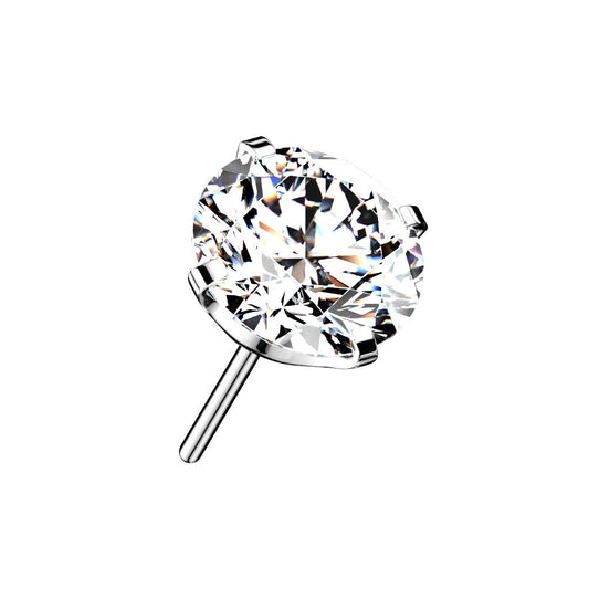 4mm CZ Stud