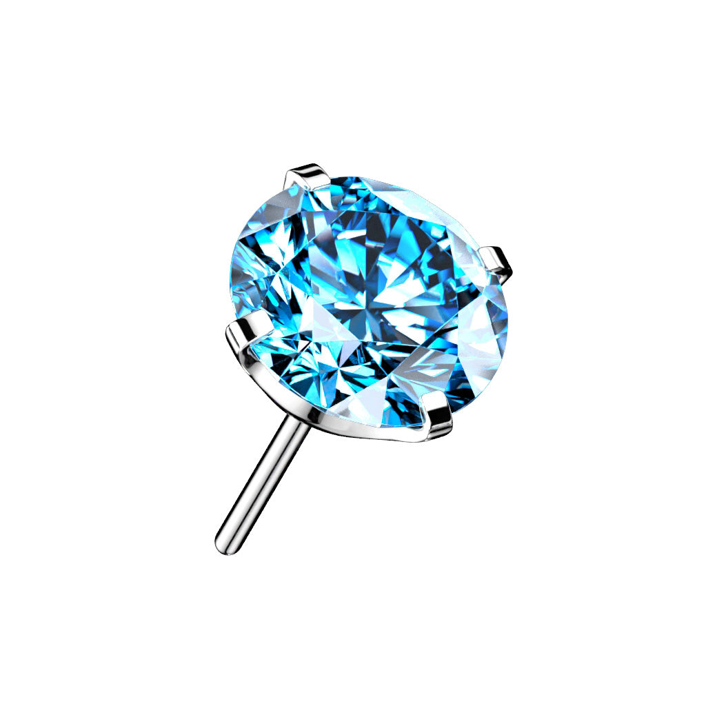 2mm CZ Stud